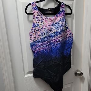 Women's Multicolor Sleeveless Top